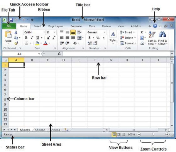 Explore Excel Window